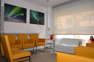 Sala de espera del Instituto Vascular Malagueño