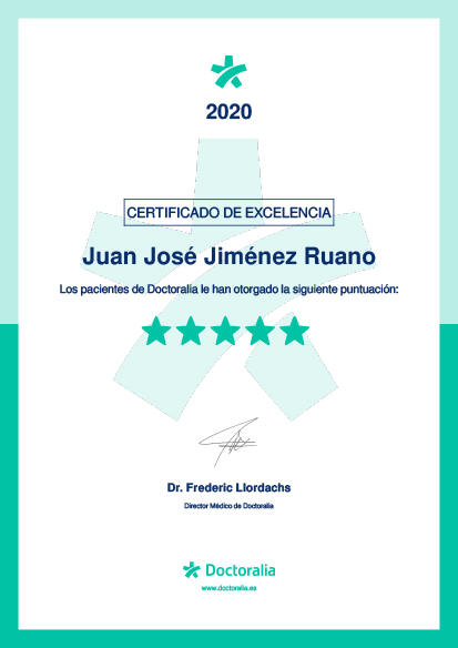 Certificado Calidad Juan José Jiménez Ruano